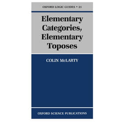 ISBN Elementary Categories Elementary Toposes livre
