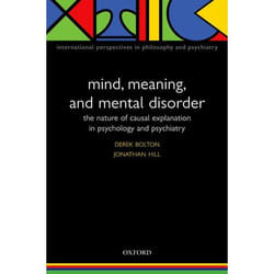 ISBN Mind Meaning and Mental Disorder ( The nature of causal explanation in psychology and psychiatry ) livre
