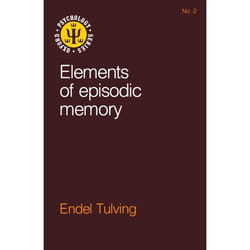 ISBN Elements of Episodic Memory livre