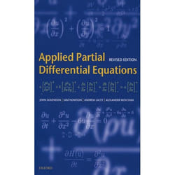 Applied Partial Differential Equations, Oxford Texts in Applied and Engineering Mathematics