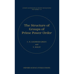 ISBN The Structure of Groups of Prime Power Order livre