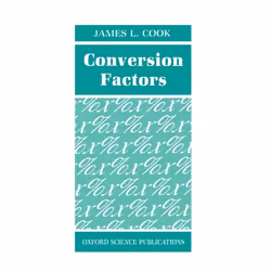ISBN Conversion Factors, James L. Cook, unisexe, Oxford University Press, 27/06/1991, 1 pièce(s)