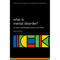 ISBN What is Mental Disorder? ( An essay in philosophy science and values ) livre