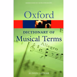 ISBN Oxford Dictionary of Musical Terms, 224 pages