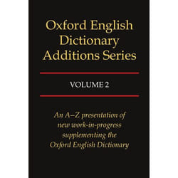 ISBN Oxford English Dictionary Additions Series ( Volume 2 ) livre