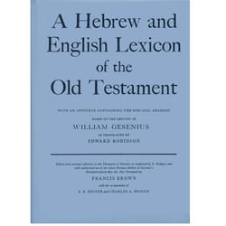 ISBN A Hebrew and English Lexicon of the Old Testament ( With an Appendix containing the Biblical Aramaic ) livre
