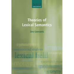 ISBN Theories of Lexical Semantics, Anglais, Couverture rigide, 368 pages