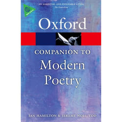 ISBN The Oxford Companion to Modern Poetry in English livre Anglais Couverture rigide 736 pages
