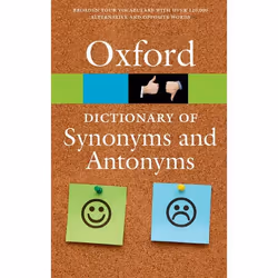 ISBN The Oxford Dictionary of Synonyms and Antonyms, 512 pages