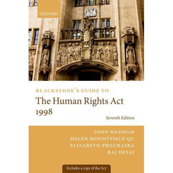 Blackstone's Guide to the Human Rights Act 1998 (Blackstone's Guides) - [Version Originale]