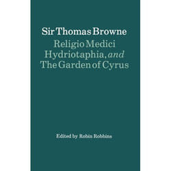 ISBN Religio Medici Hydriotaphia and The Garden of Cyrus livre