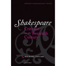 ISBN Shakespeare Criticism in the Twentieth Century livre