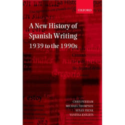 ISBN A New History of Spanish Writing 1939 to the 1990s Couverture rigide