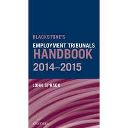 Blackstone's Employment Tribunals Handbook 2014-15 - [Version Originale]