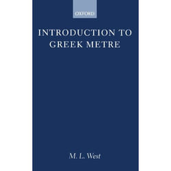 ISBN Introduction to Greek Metre livre