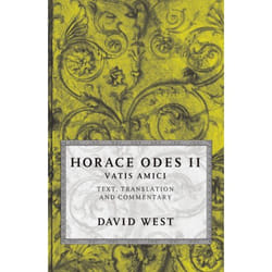 ISBN Horace: Odes II: Vatis Amici Couverture rigide