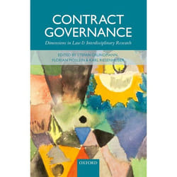 ISBN Contract Governance ( Dimensions in Law and Interdisciplinary Research ) livre