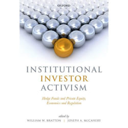 ISBN Institutional Investor Activism ( Hedge Funds and Private Equity Economics and Regulation ) Couverture rigide
