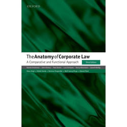 ISBN The Anatomy of Corporate Law ( A Comparative and Functional Approach ) Couverture rigide