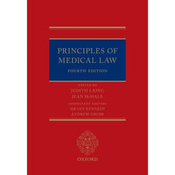 Principles Of Medical Law 4E Hardback