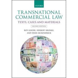 ISBN Transnational Commercial Law ( Texts Cases and Materials ) livre