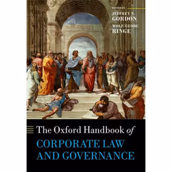 ISBN The Oxford Handbook of Corporate Law and Governance, Jeffrey N. Gordon, Wolf-Georg Ringe, unisexe, Oxford University Pre ...