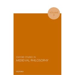 ISBN Oxford Studies in Medieval Philosophy Volume 3 Couverture rigide