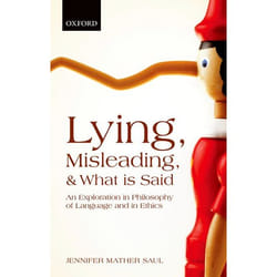 ISBN Lying Misleading and What is Said ( An Exploration in Philosophy of Language and in Ethics ) Couverture rigide