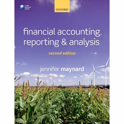 ISBN Financial Accounting Reporting and Analysis, Jennifer Maynard, Anglais, Oxford University Press, 11/05/2017, unisexe, 1  ...