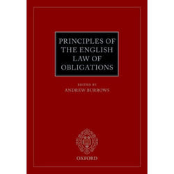 Principles Of The English Law Of Obligations (Paperback)