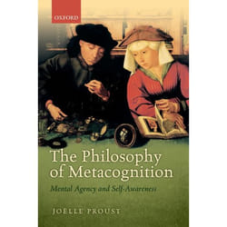 ISBN The Philosophy of Metacognition ( Mental Agency and Self-Awareness ) Couverture rigide