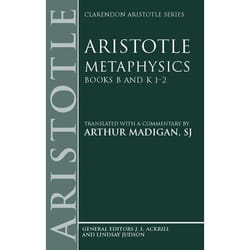 ISBN Aristotle: Metaphysics Books B and K 1-2 livre
