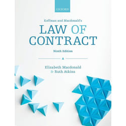 Koffman & Macdonald's Law of Contract - [Version Originale]