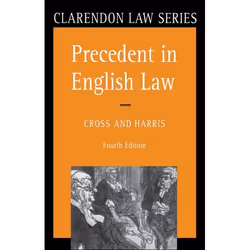 ISBN Precedent in English Law, Sir Rupert Cross, J. W. Harris, 256 pages, Anglais, Oxford University Press, 13/06/1991, unise ...