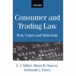 ISBN Consumer and Trading Law ( Text Cases and Materials ), 810 pages