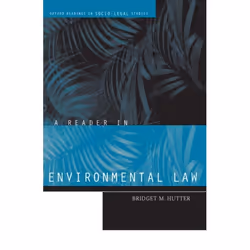 ISBN A Reader in Environmental Law, 426 pages