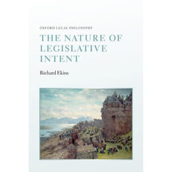 ISBN The Nature of Legislative Intent Couverture rigide