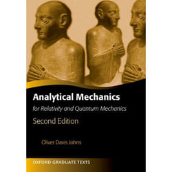 ISBN Analytical Mechanics for Relativity and Quantum Mechanics Couverture rigide