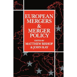 ISBN European Mergers and Merger Policy livre