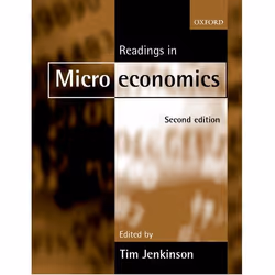 ISBN Readings in Microeconomics, Tim Jenkinson, unisexe, Oxford University Press, 05/10/2000, 1 pièce(s)