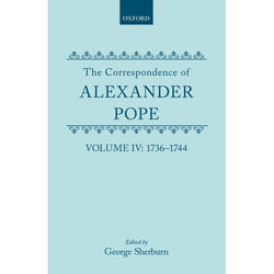 ISBN The Correspondence of Alexander Pope ( Volume IV: 1736-1744 ) livre 536 pages