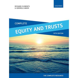Complete Equity and Trusts: Text, Cases, and Materials - [Version Originale]