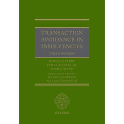 ISBN Transaction Avoidance in Insolvencies livre