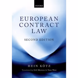 ISBN European Contract Law, Hein Kötz, 400 pages, Anglais, Oxford University Press, 12/10/2017, unisexe