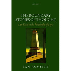ISBN The Boundary Stones of Thought ( An Essay in the Philosophy of Logic ) Couverture rigide