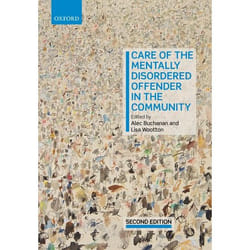 Care of the Mentally Disordered Offender in the Community - [Livre en VO]
