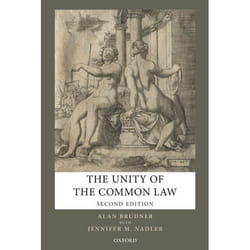 ISBN The Unity of the Common Law Couverture rigide