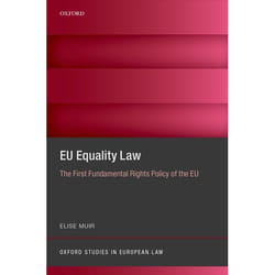 ISBN EU Equality Law ( The First Fundamental Rights Policy of the EU ) livre