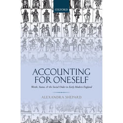 ISBN Accounting for Oneself ( Worth Status and the Social Order in Early Modern England ) Couverture rigide