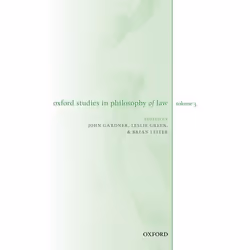 ISBN Oxford Studies in Philosophy of Law Volume 3, Anglais, Couverture rigide, 272 pages